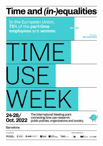 Cartel del evento Time Use Week 2022 Cartel del evento Time Use Week 2022